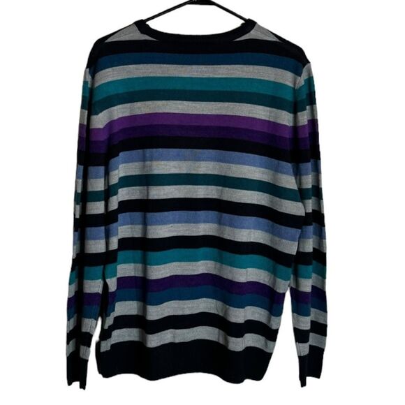 NWT TRICOTS ST RAPHAEL Striped Sweater size Large - Picture 2 of 6
